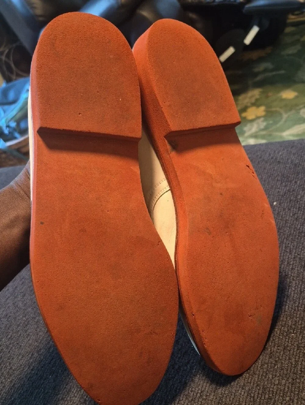 Men's Cream Suede Derby Shoes - Elegant Lace-Up